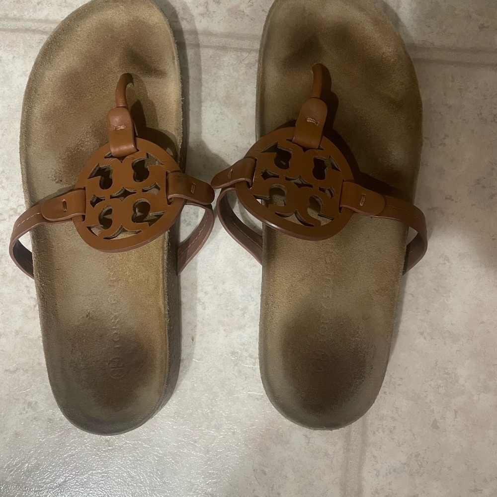 Tory Burch Brown Cloud  Sandals